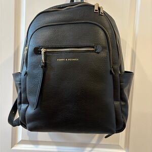 Poppy & Peonies Black Detour Backpack